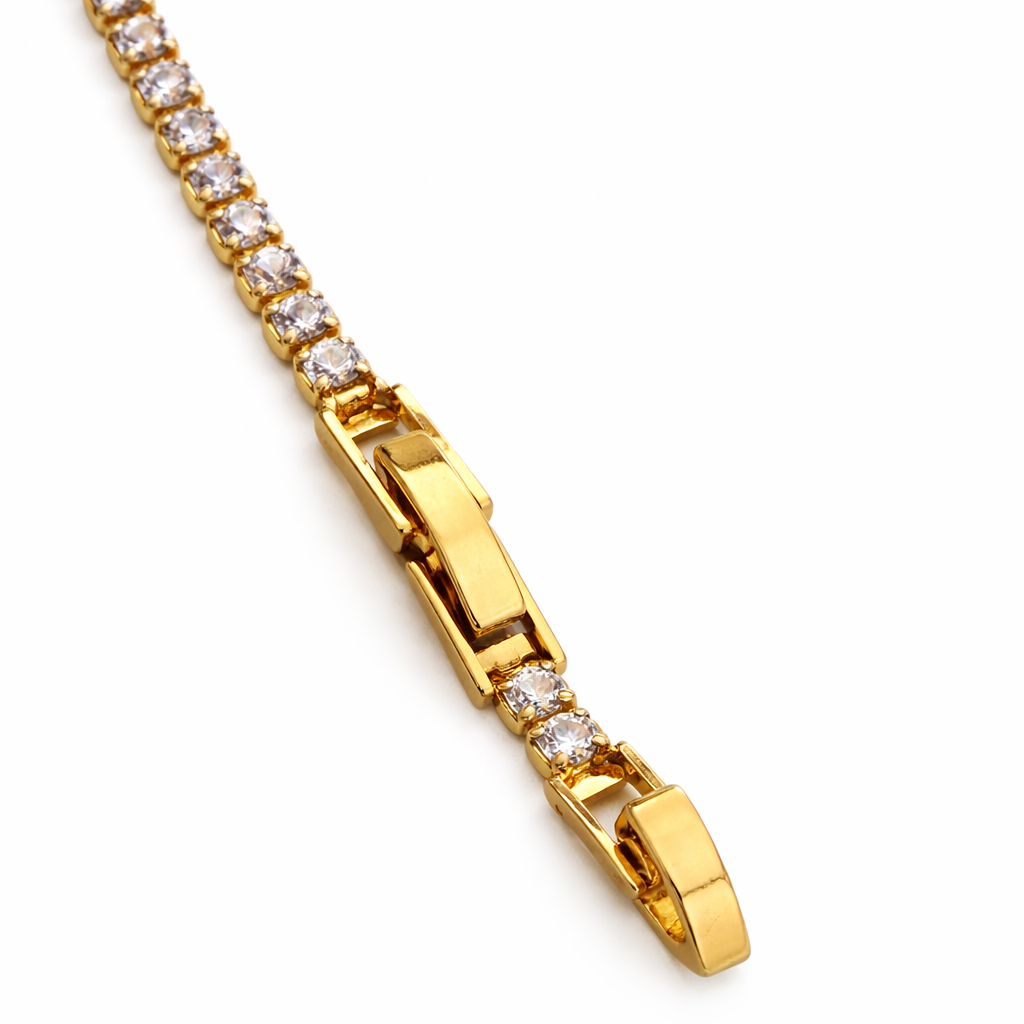 Infinity Baguette Tennis Bracelet
