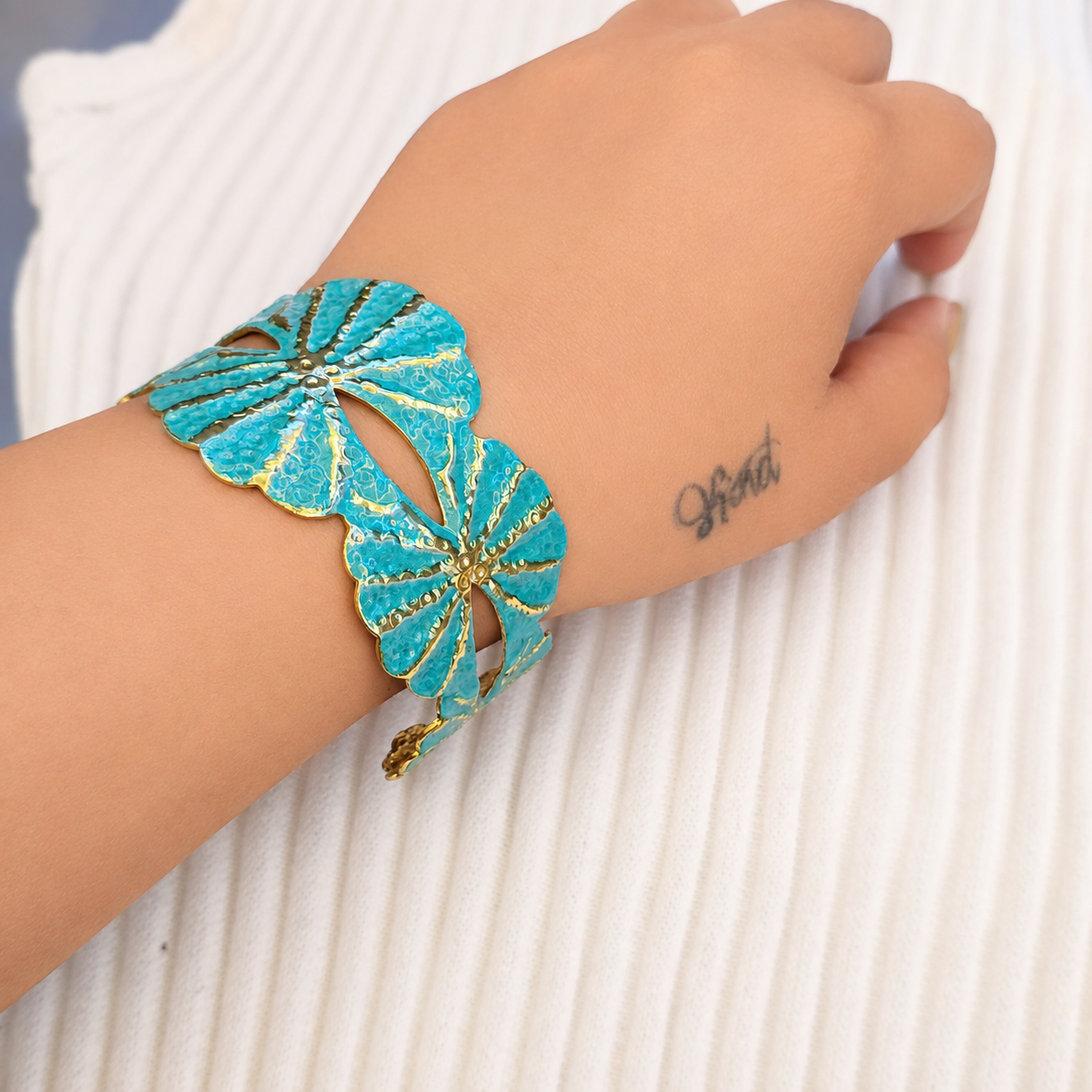 Turquoise  Enamel Bracelet