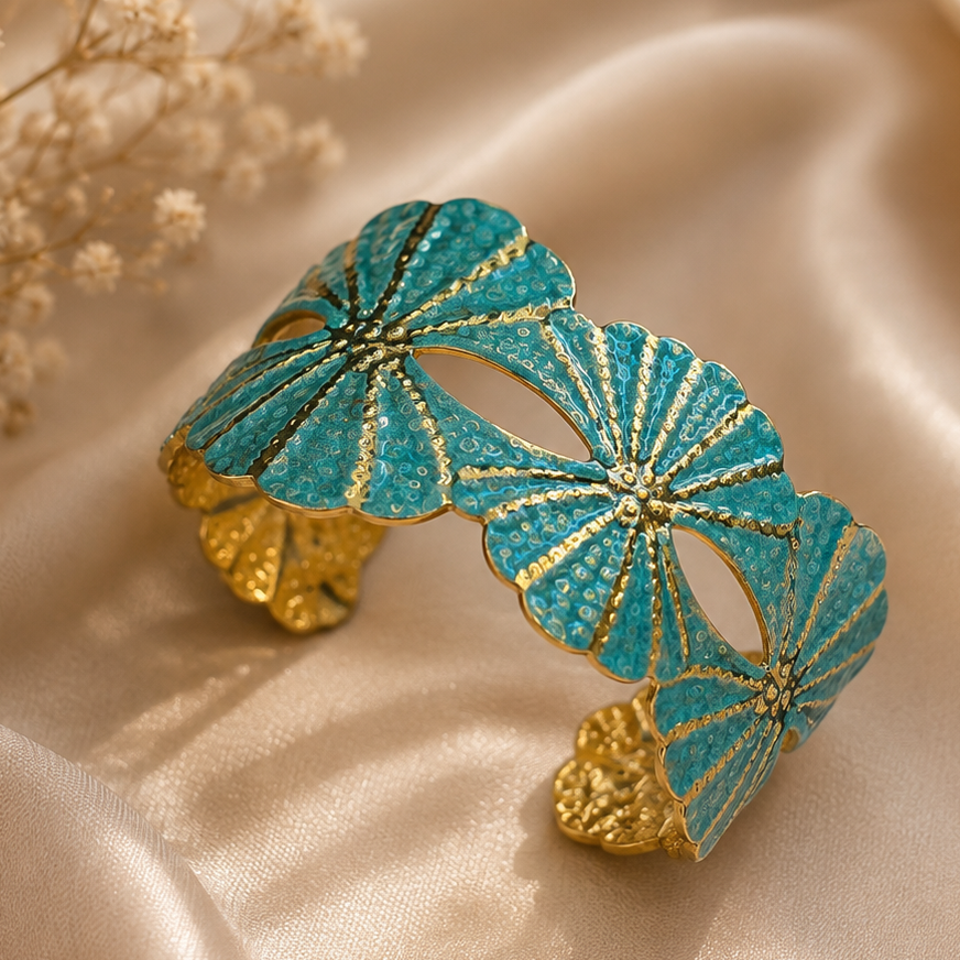 Turquoise  Enamel Bracelet