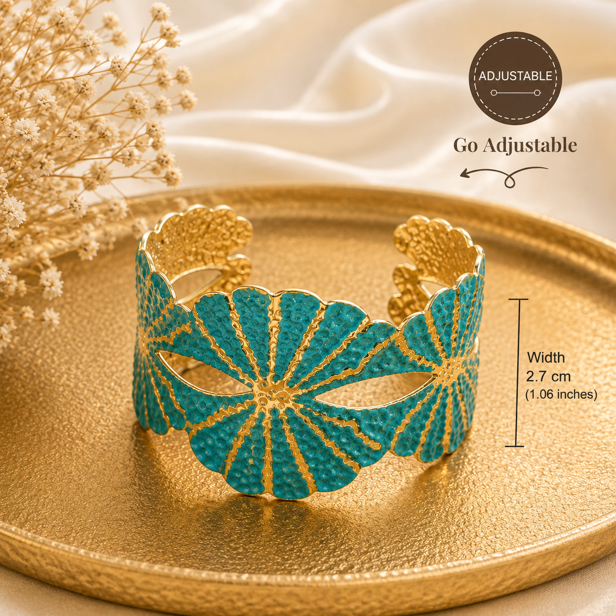 Turquoise  Enamel Bracelet