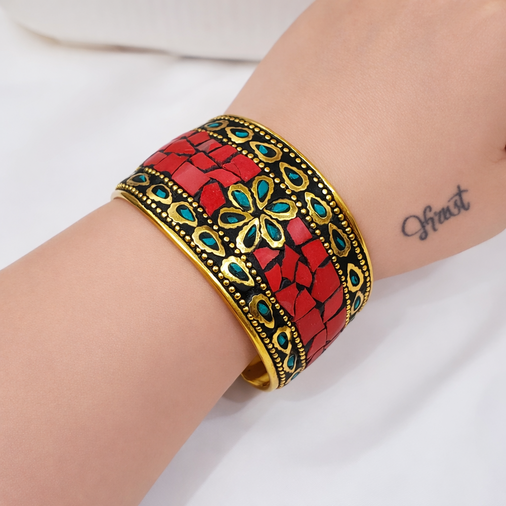 Ladakh Heritage Handmade Cuff