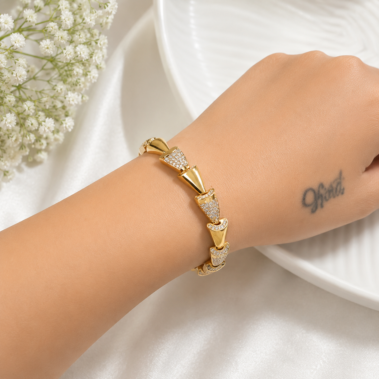 Celeste Prism Gold Bracelet