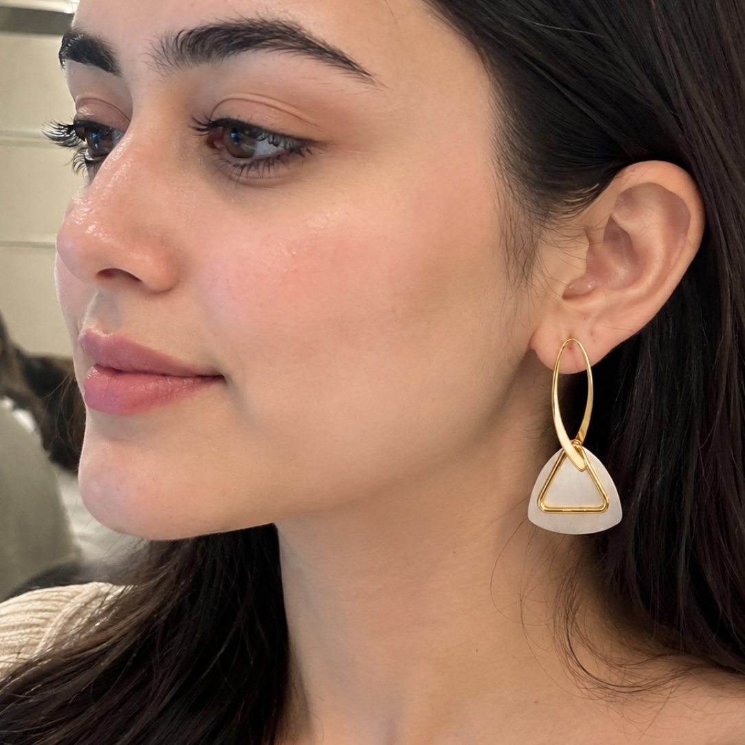Geometric Statement Earrings