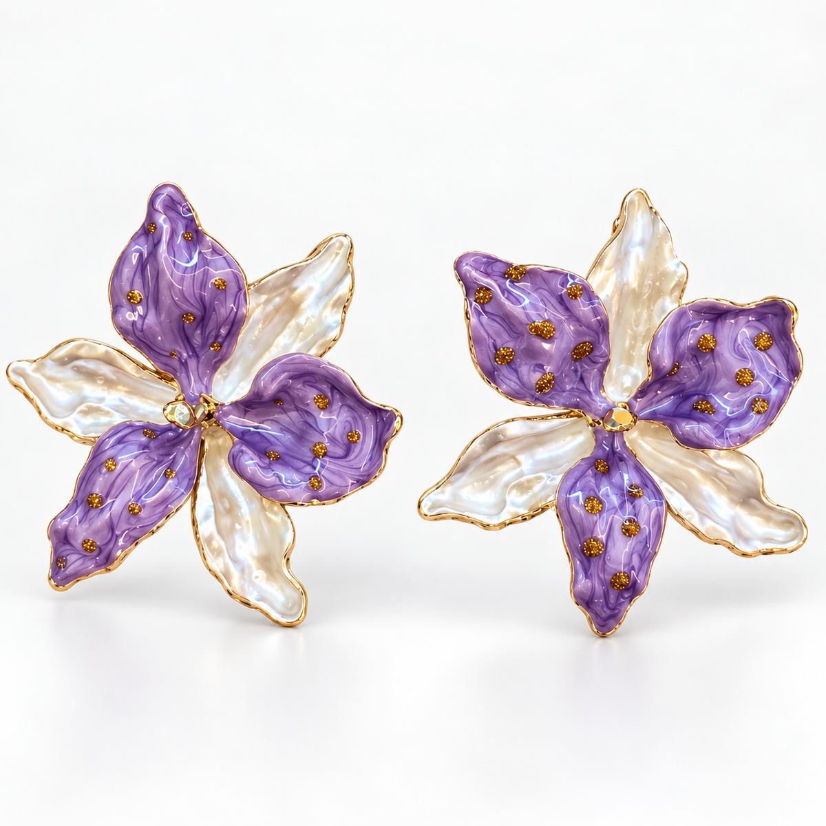 Lavender Bloom Earrings