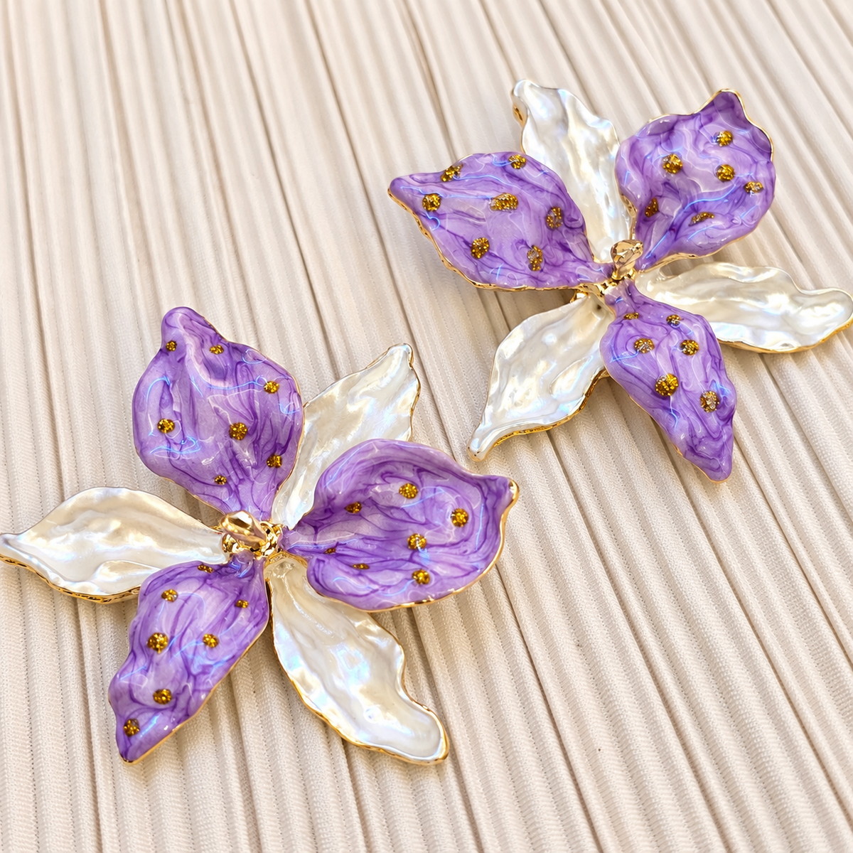 Lavender Bloom Earrings