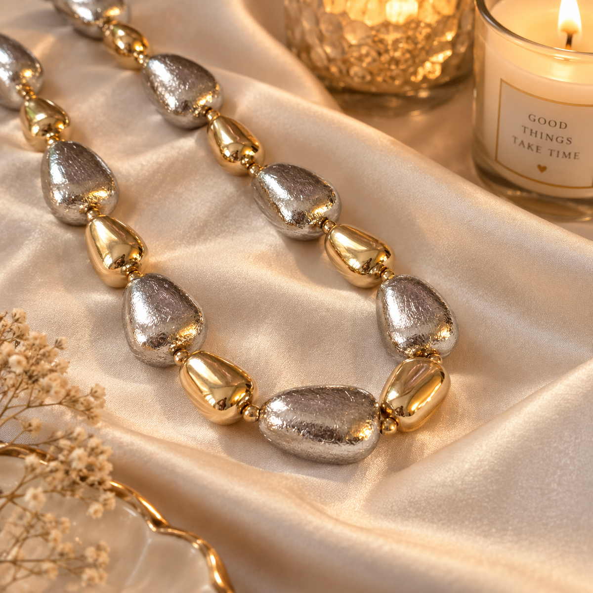 Full Pebble Necklace