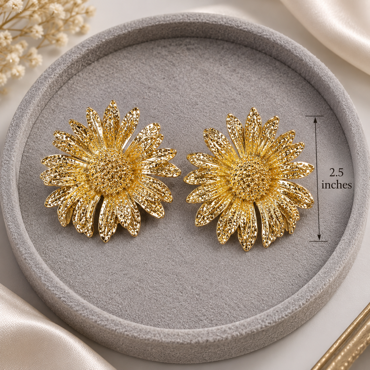 Sunflower Earrings