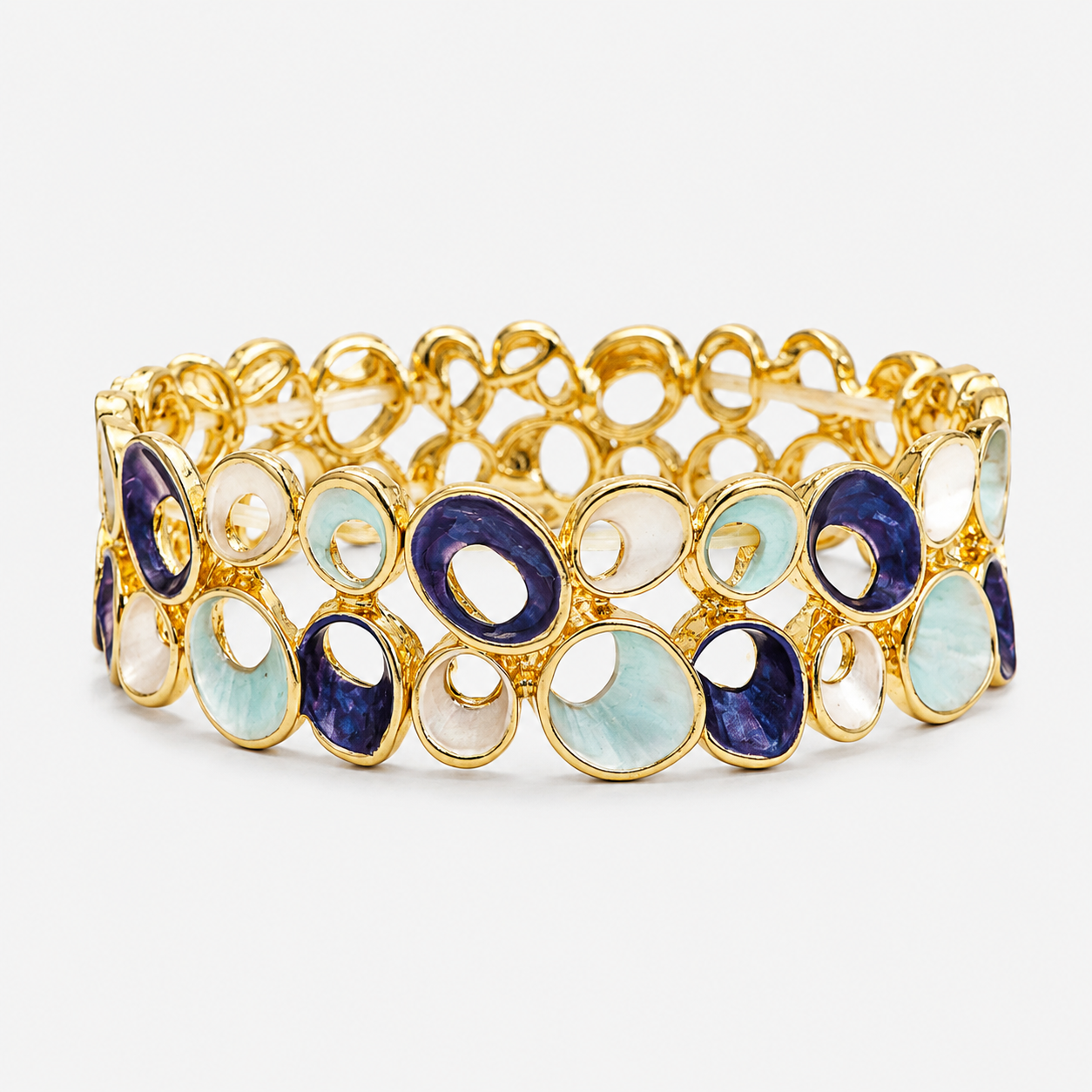 Blue Aurora Stretch Bracelet