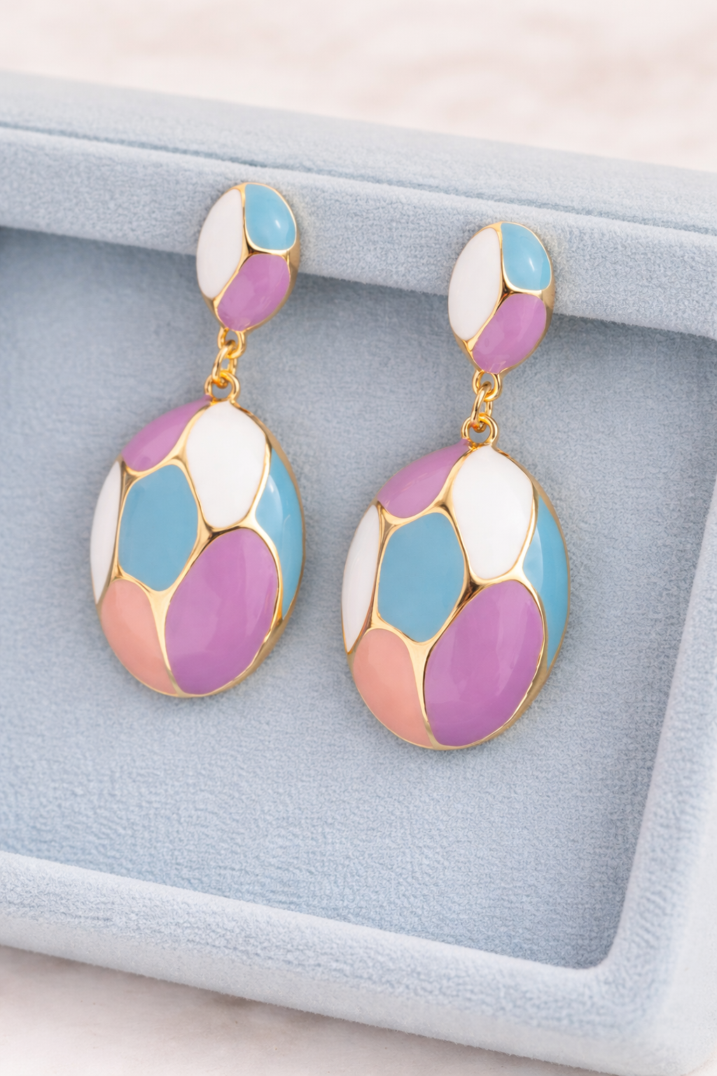 Multi Color Pastel Earrings