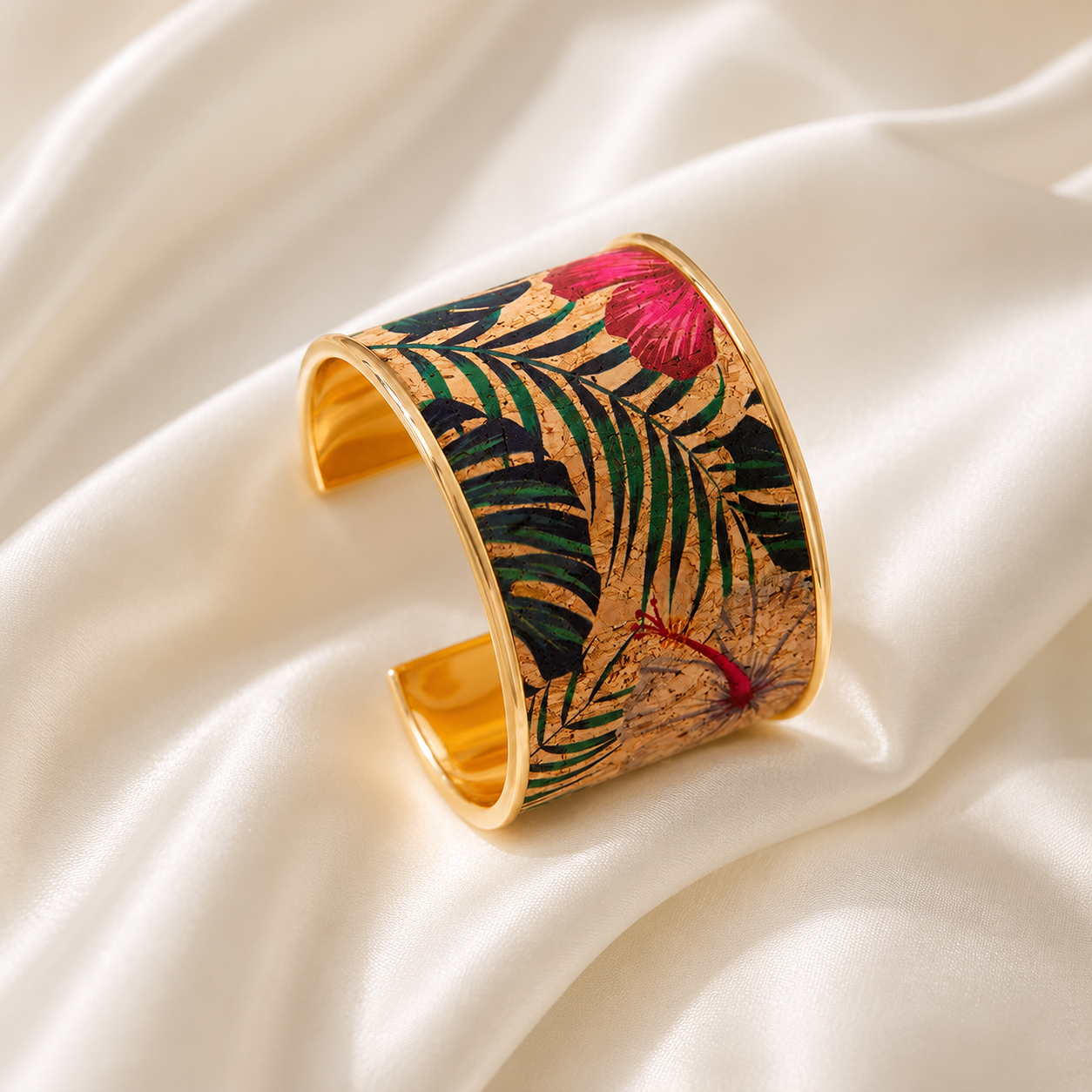 Tropical Bloom Gold  Bracelet
