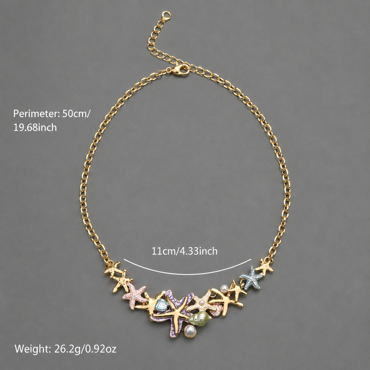 Ocean Charm Starfish Necklace