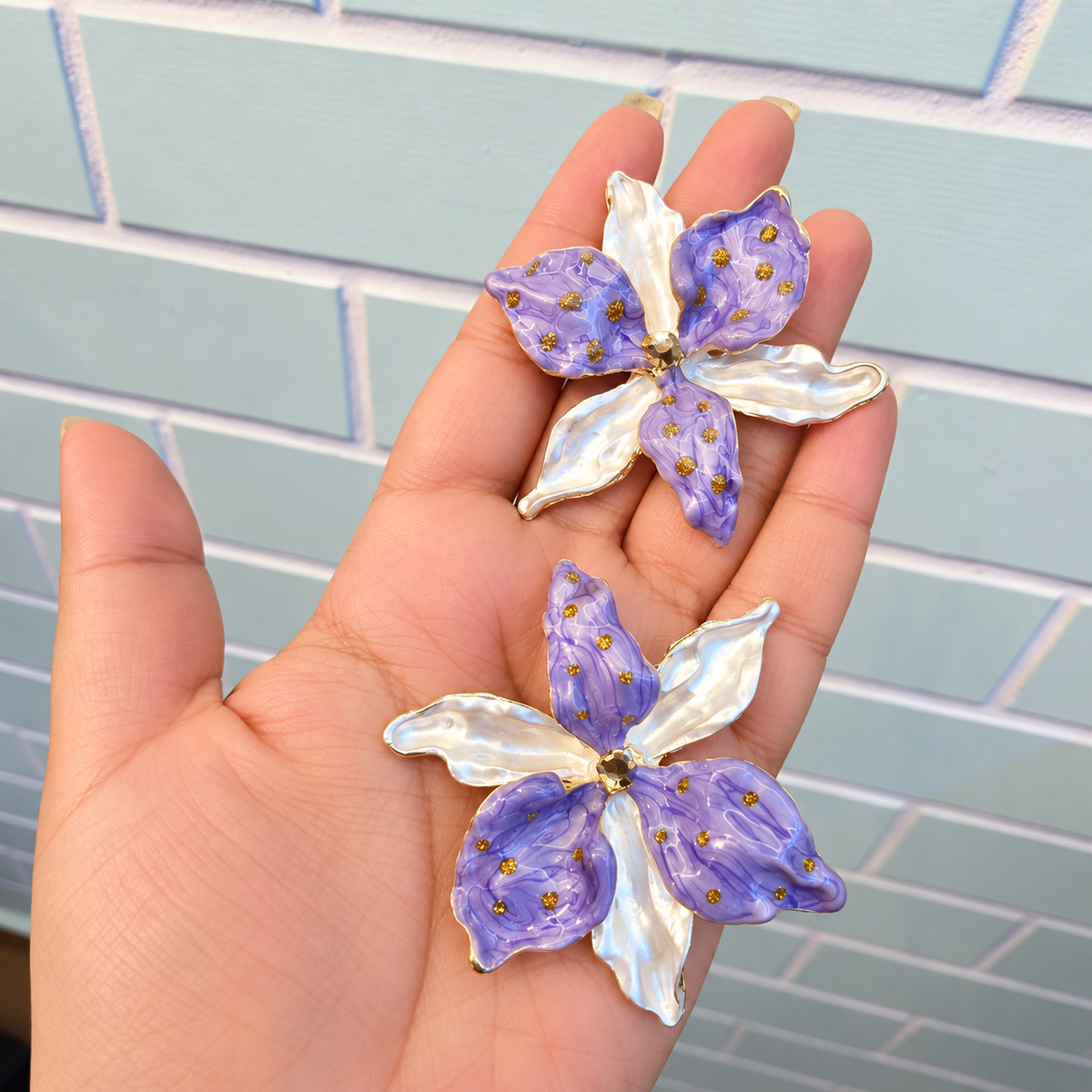 Lavender Bloom Earrings
