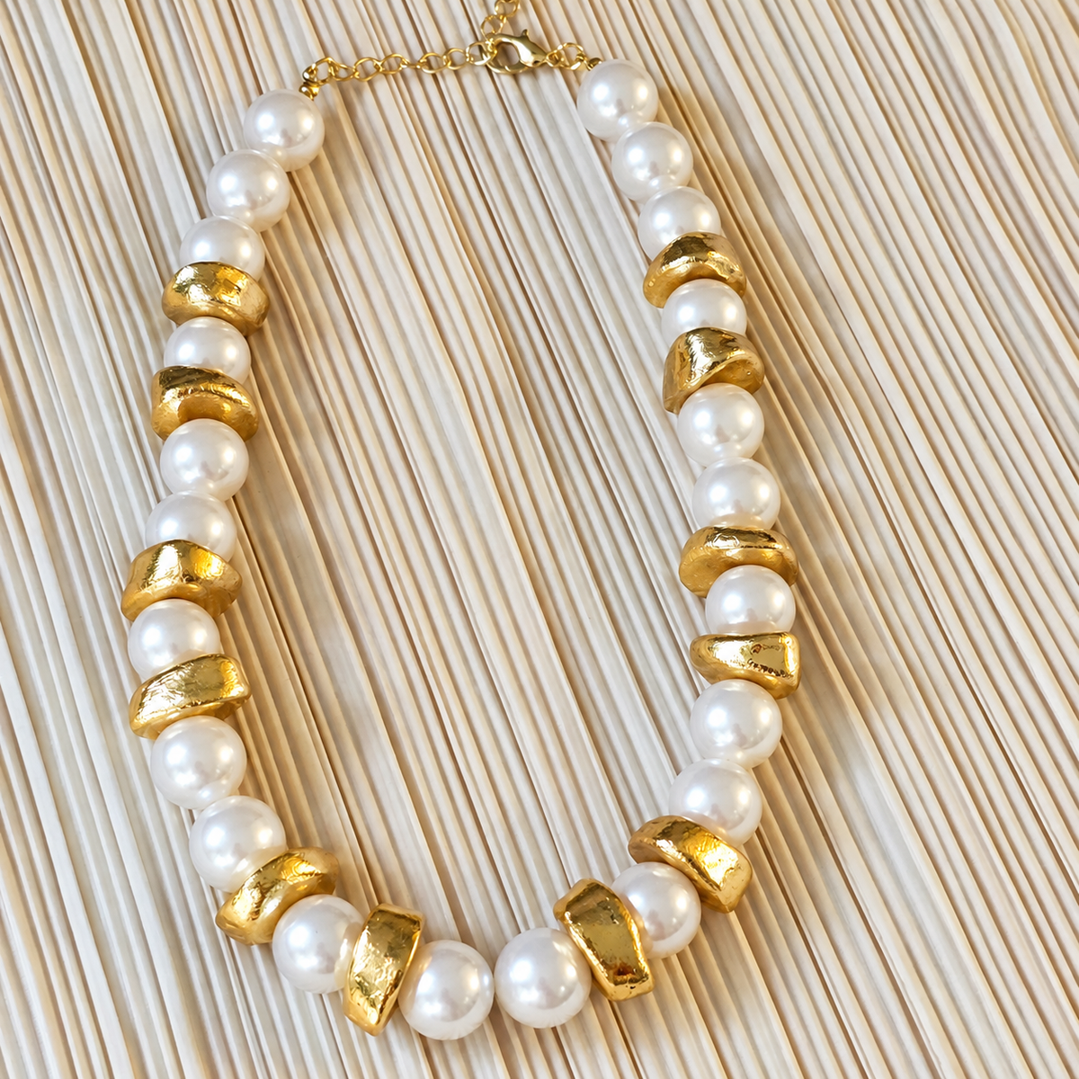 Pearl & Gold Harmony Necklace