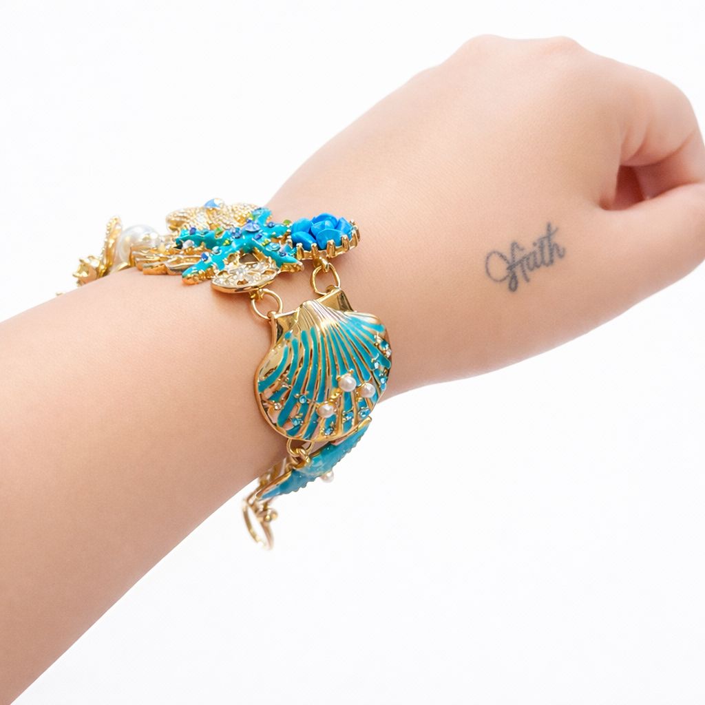 Coral  & Starfish Bracelet