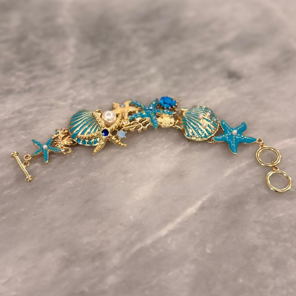 Coral  & Starfish Bracelet