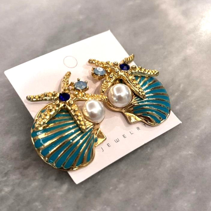 Starfish Stud Earrings