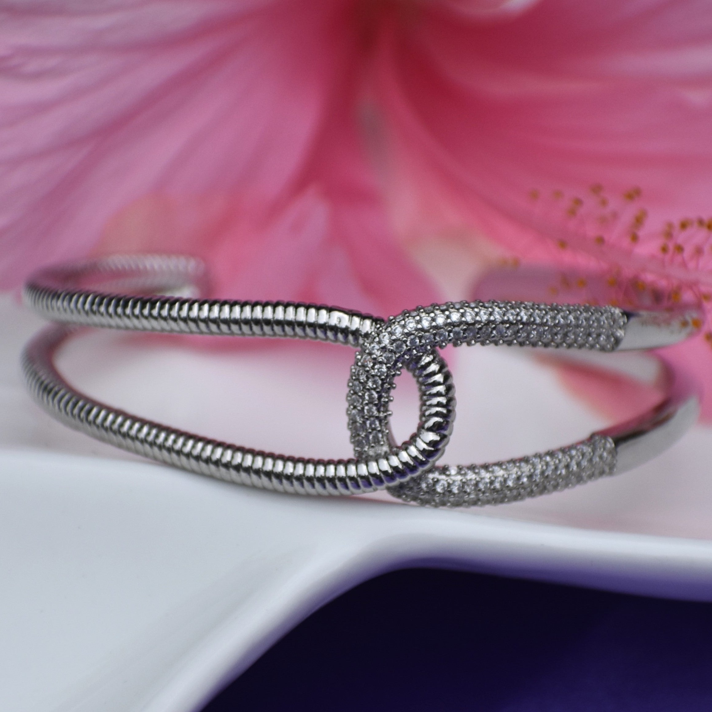 Crystal Whirl Cuff
