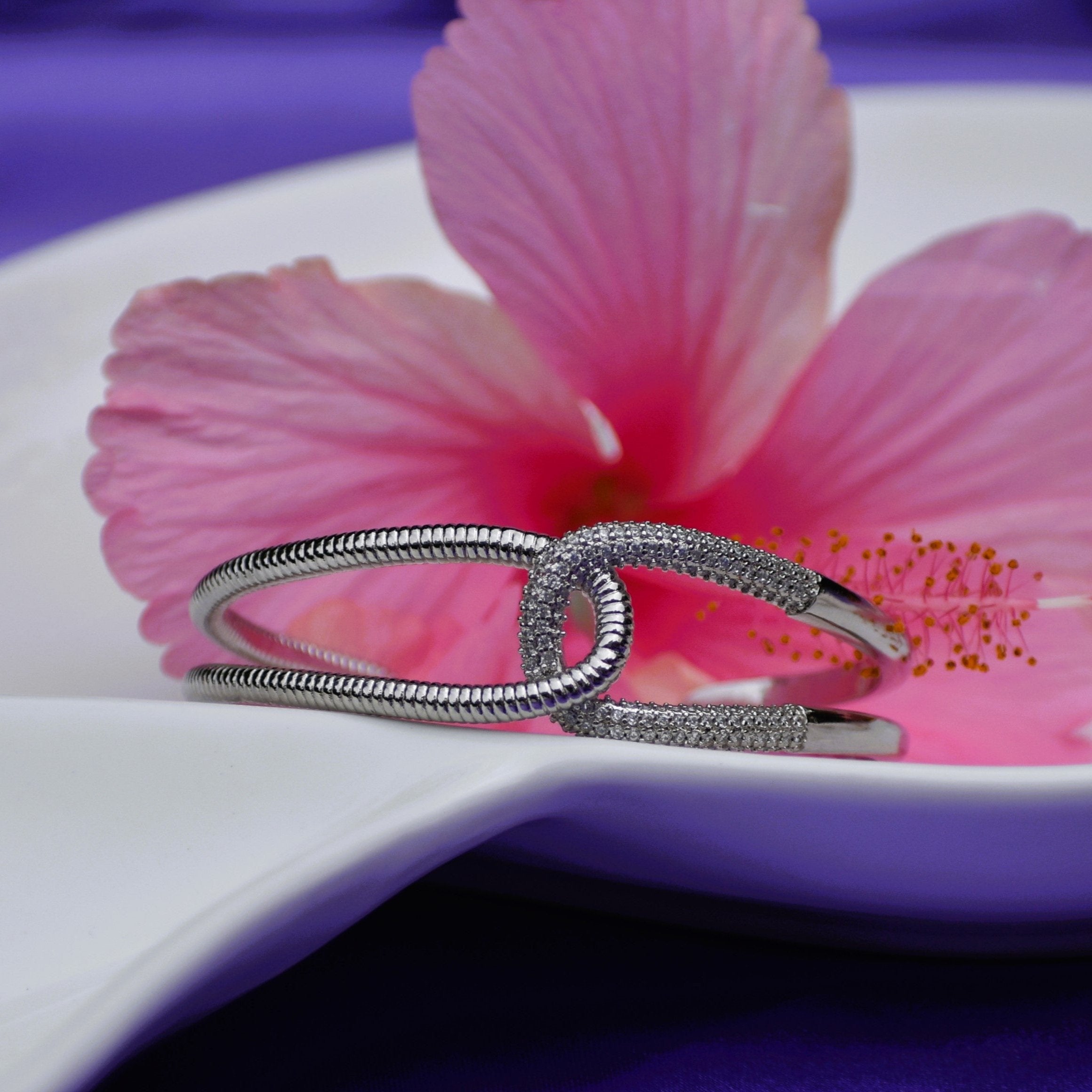 Crystal Whirl Cuff