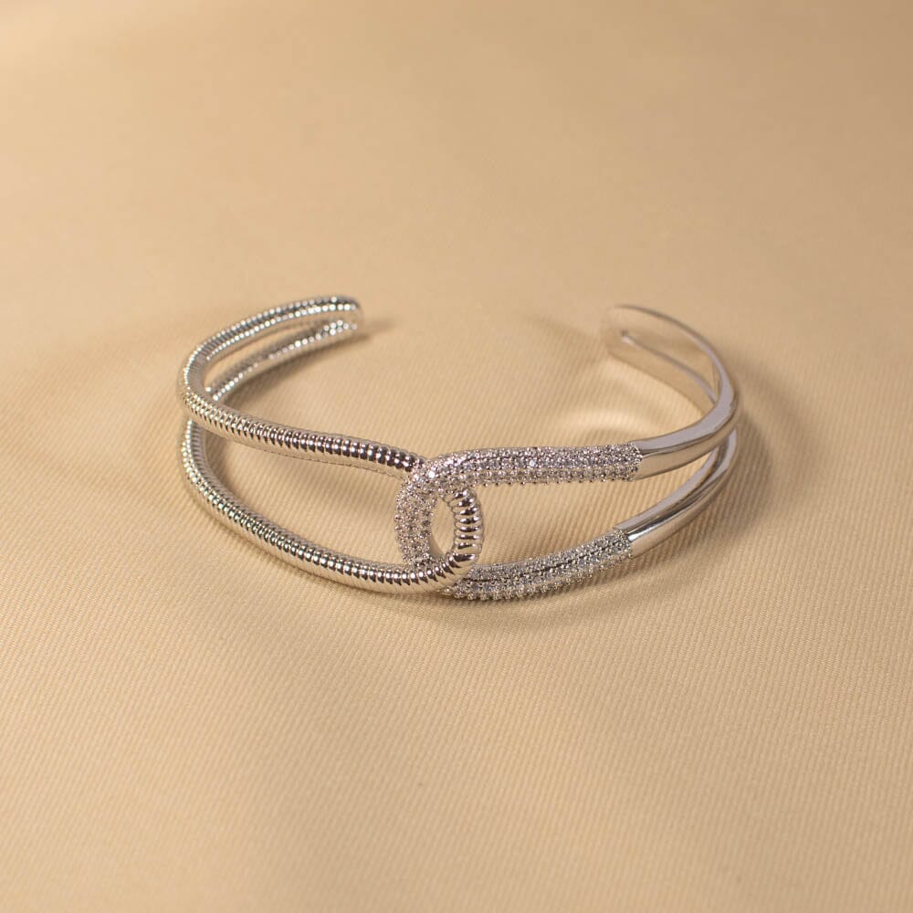 Crystal Whirl Cuff