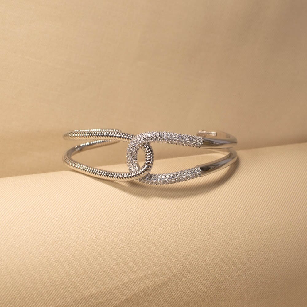 Crystal Whirl Cuff