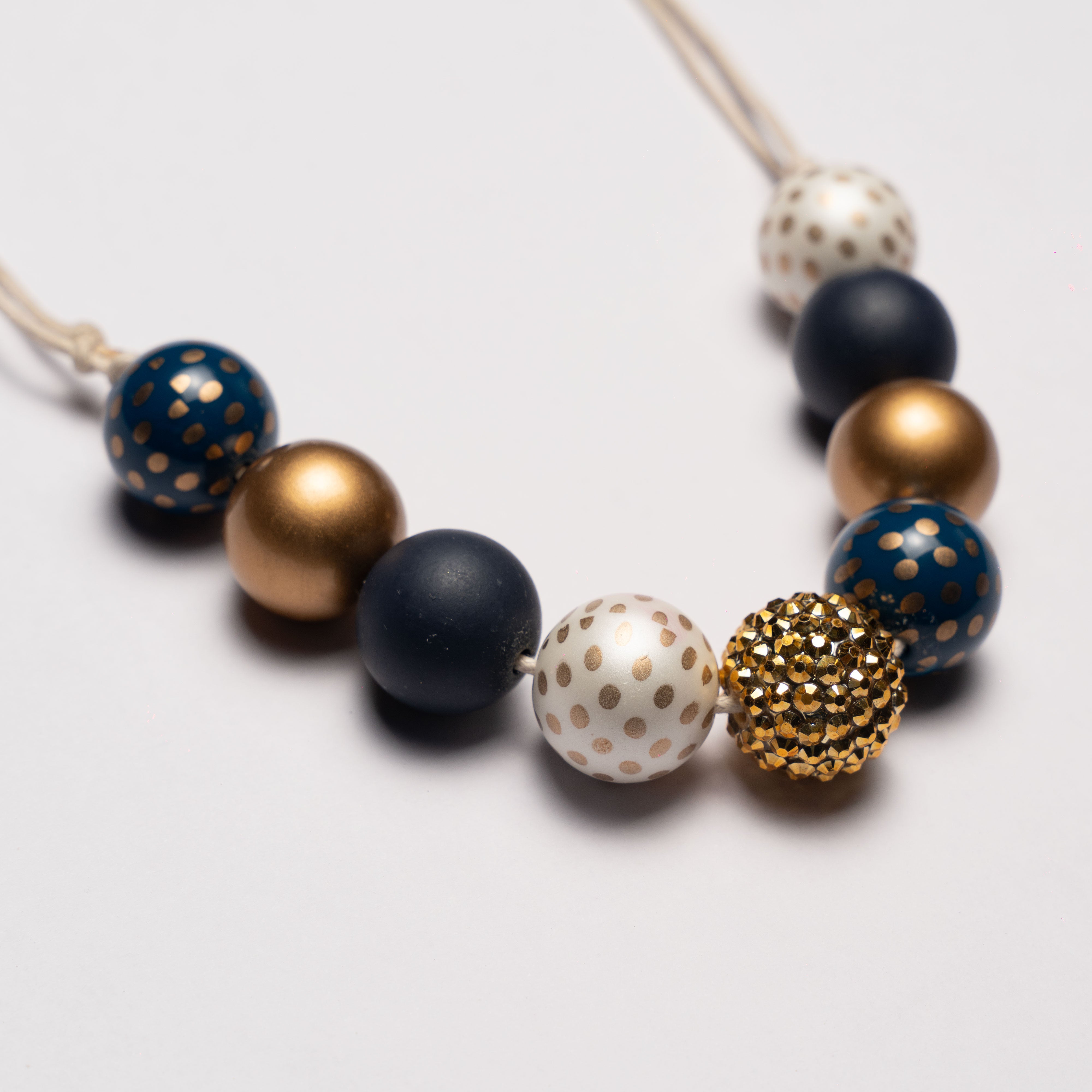Dark Blue And Golden Bubble Gum