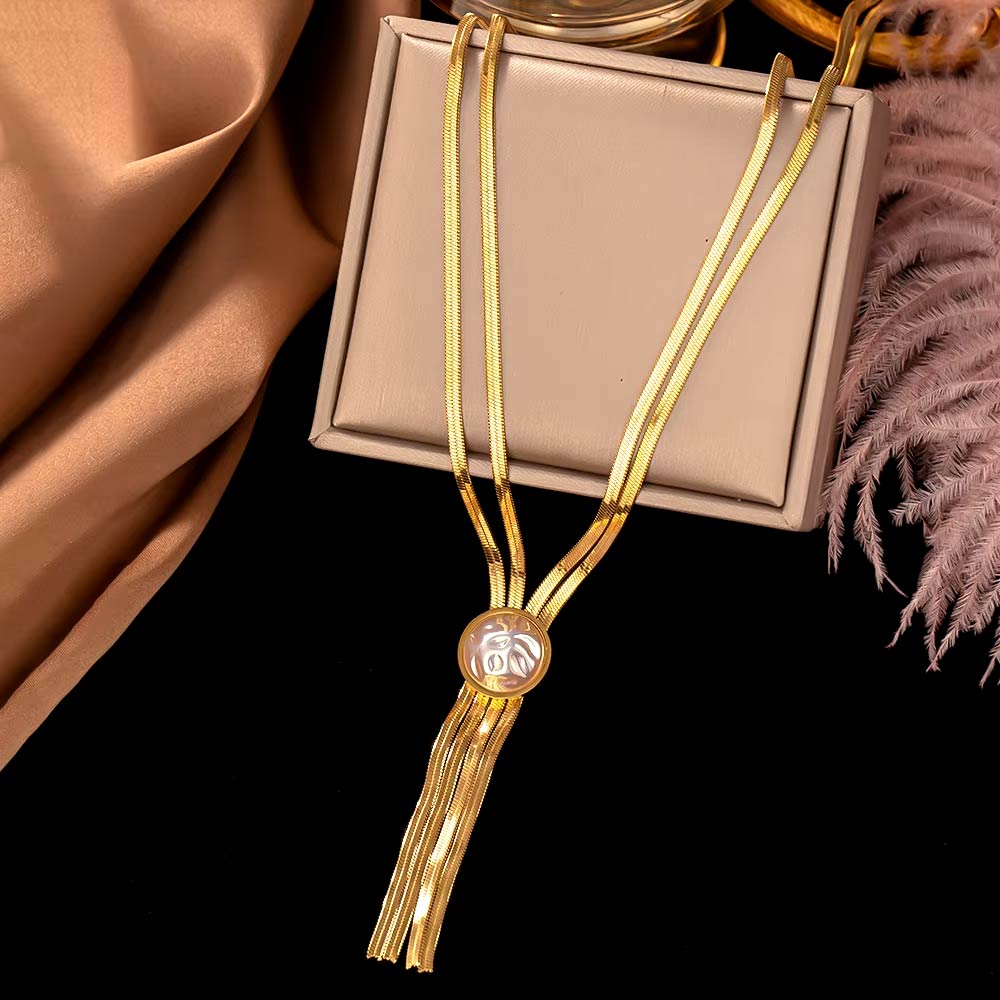 Pearl Tassel Necklace