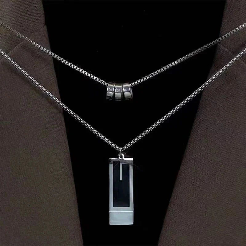 Double Chain Silver
