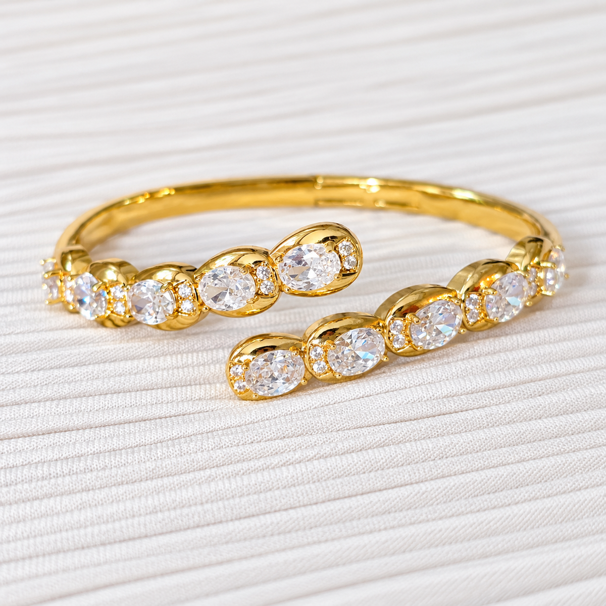 Crystal Cuff Bangle