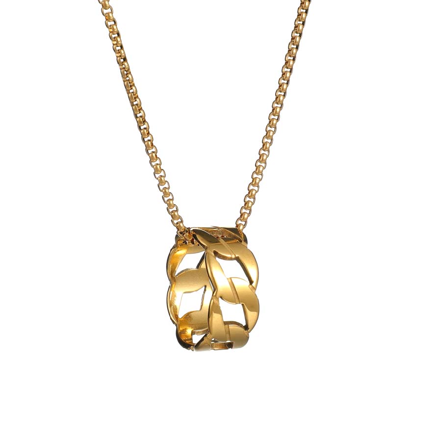 Gold Ring Charm