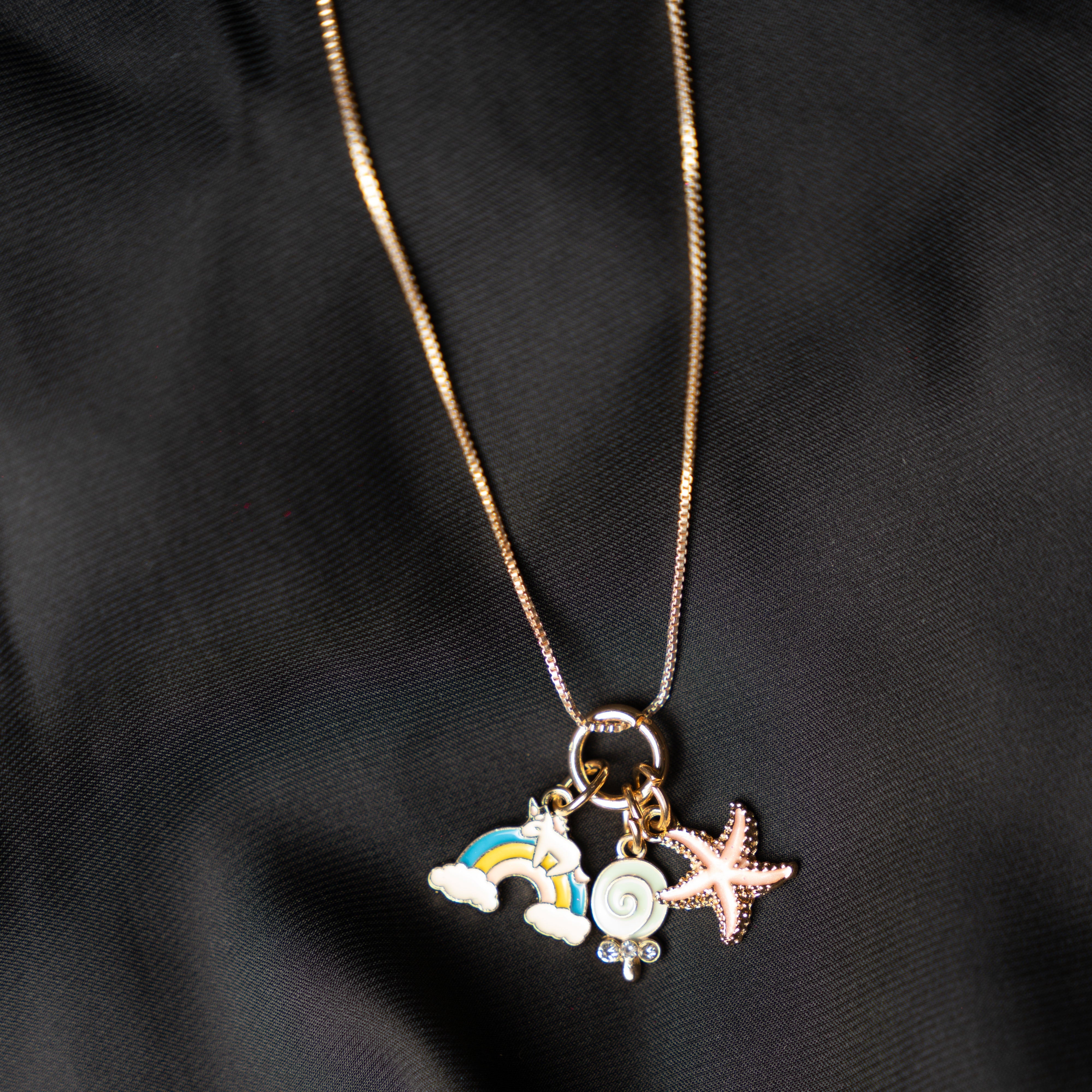 Golden Rainbow Charm