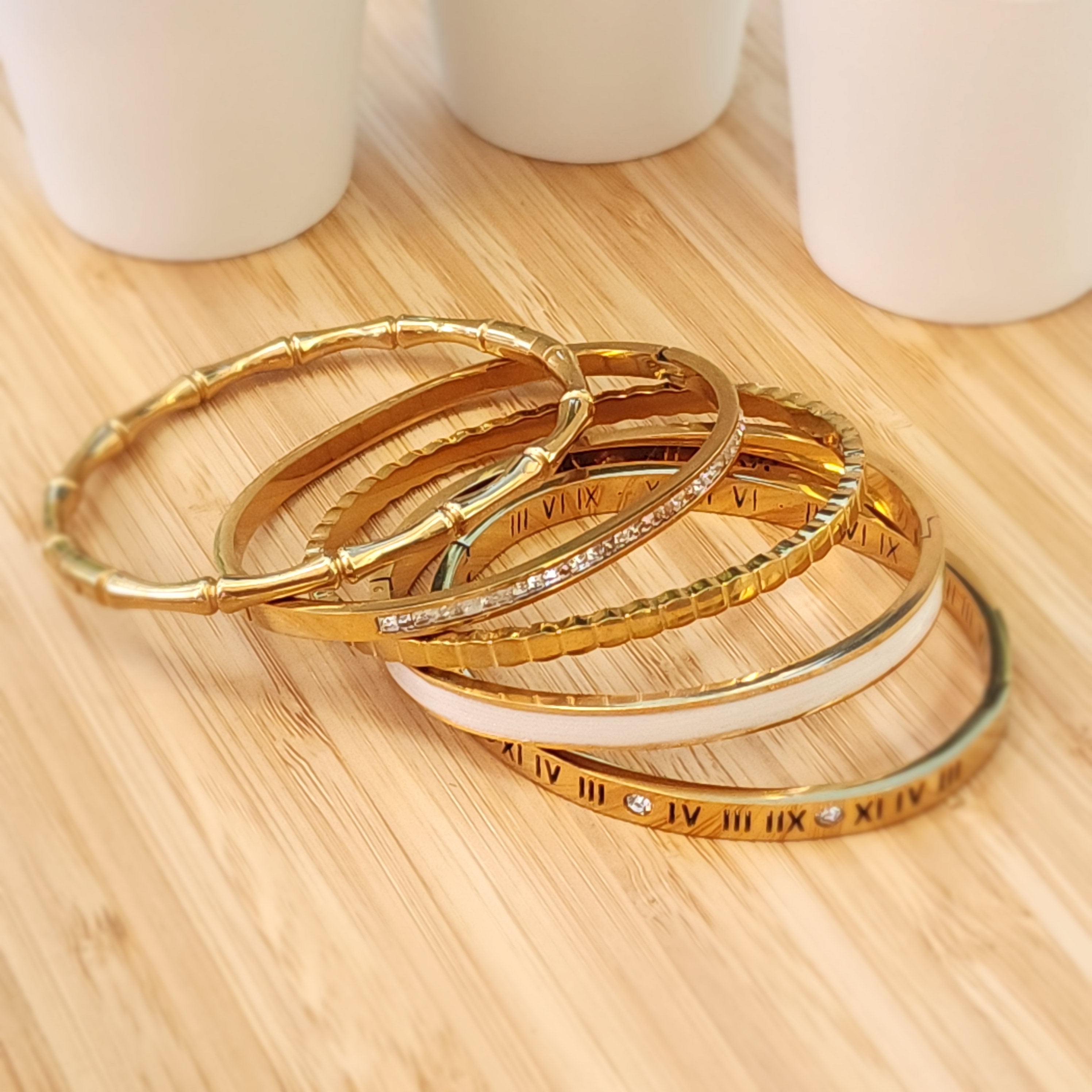 Golden Harmony 5 Bracelet Stack