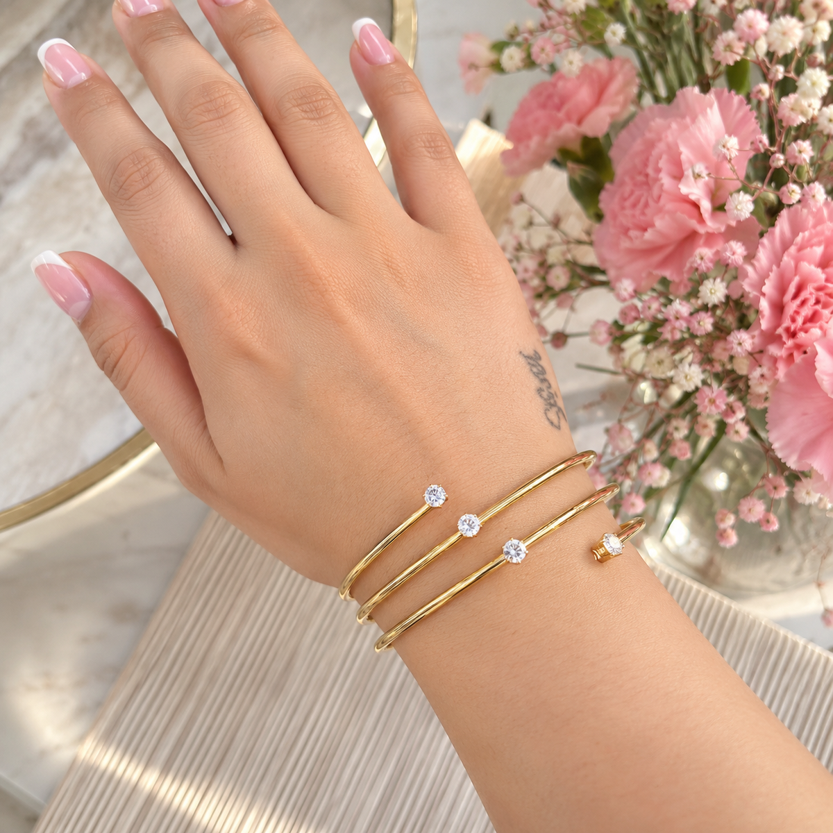 Crystal Spiral Bracelet