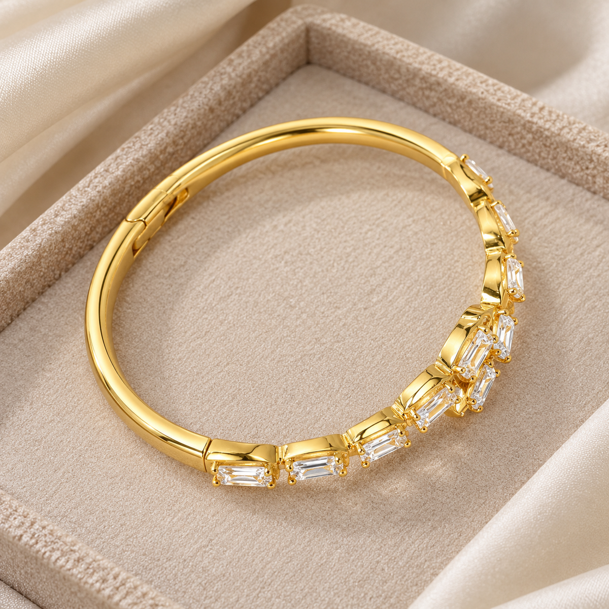 Crystal Cuff Bangle
