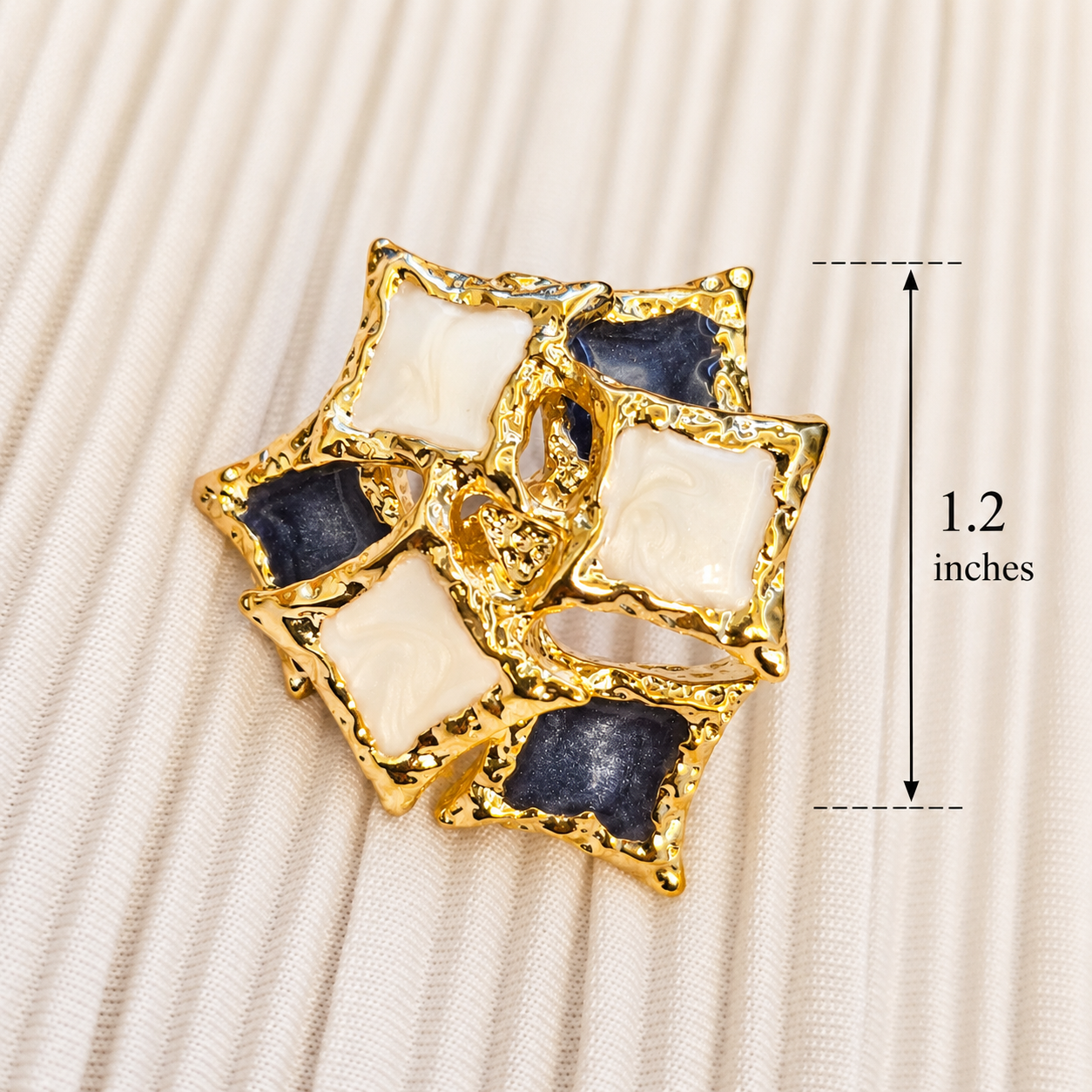 Pearl & Smoky Quartz Stud Earrings