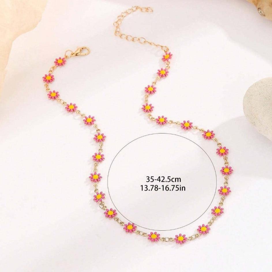 Pink Floral Drop