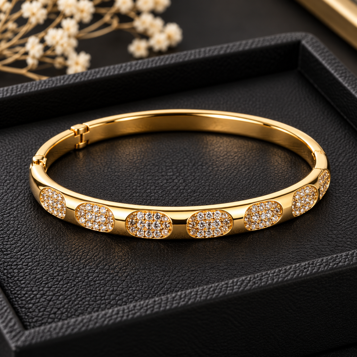 Oval Crystal Bracelet