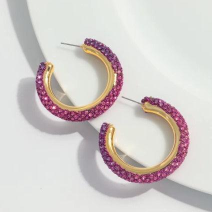 Pink Hoops