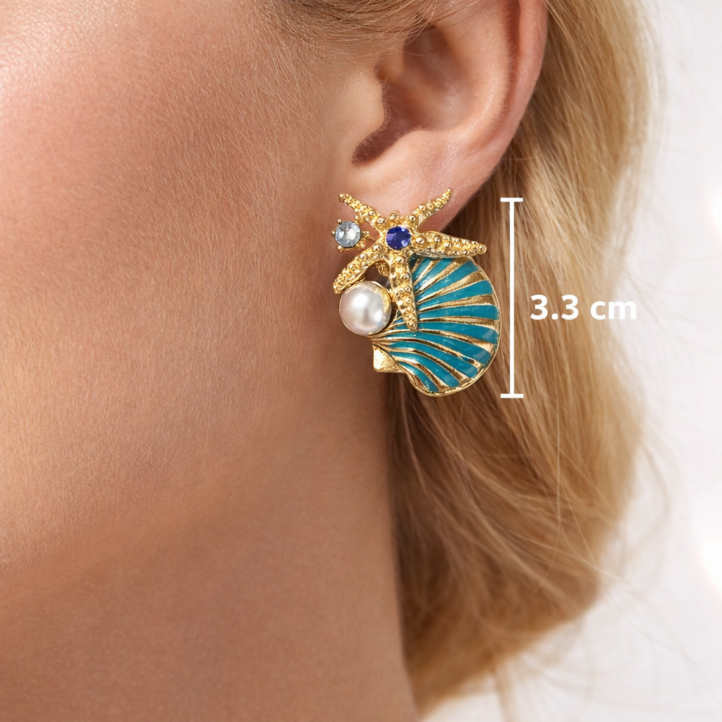 Starfish Stud Earrings