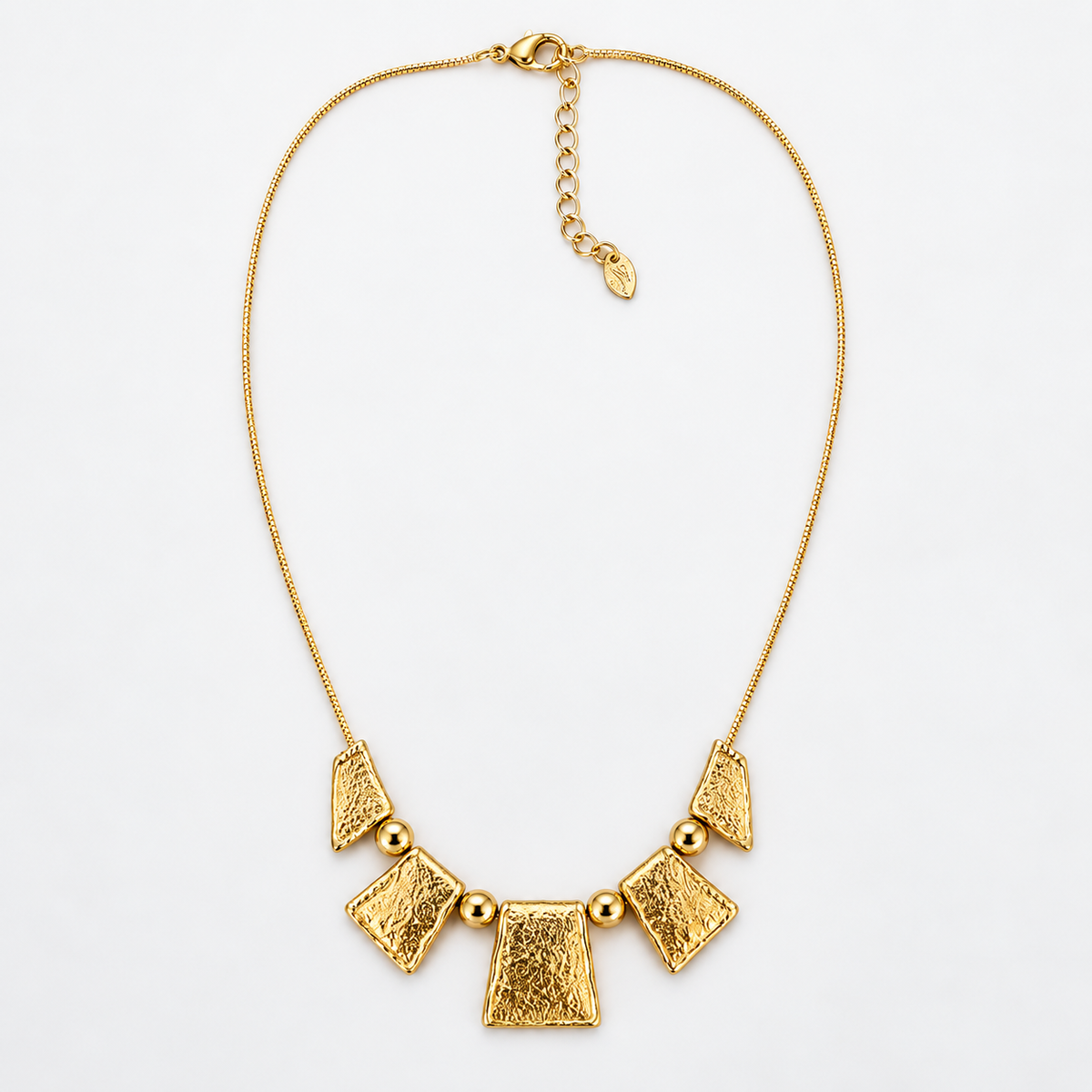 Hammered Gold Necklace