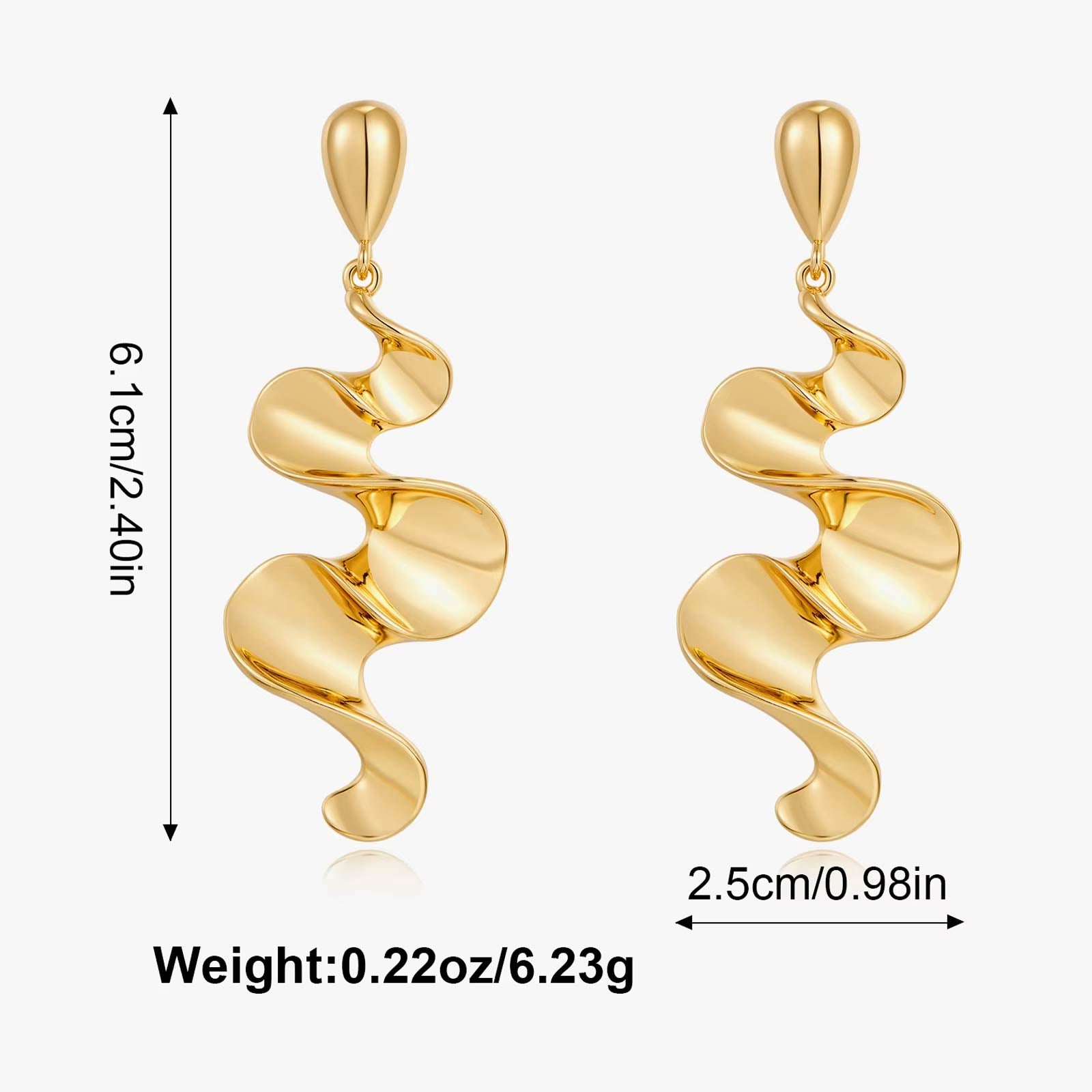 Wavy Danglers