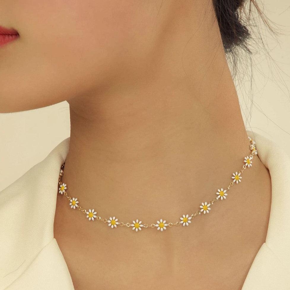 Yellow Floral Drop