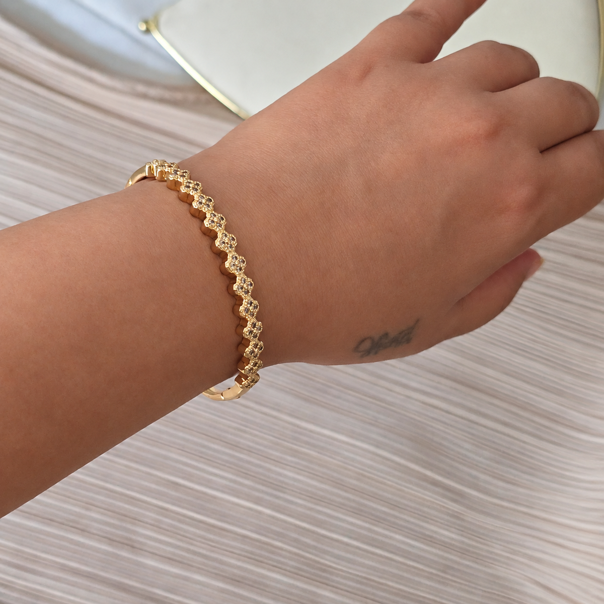 Celeste Gold Crystal Bracelet