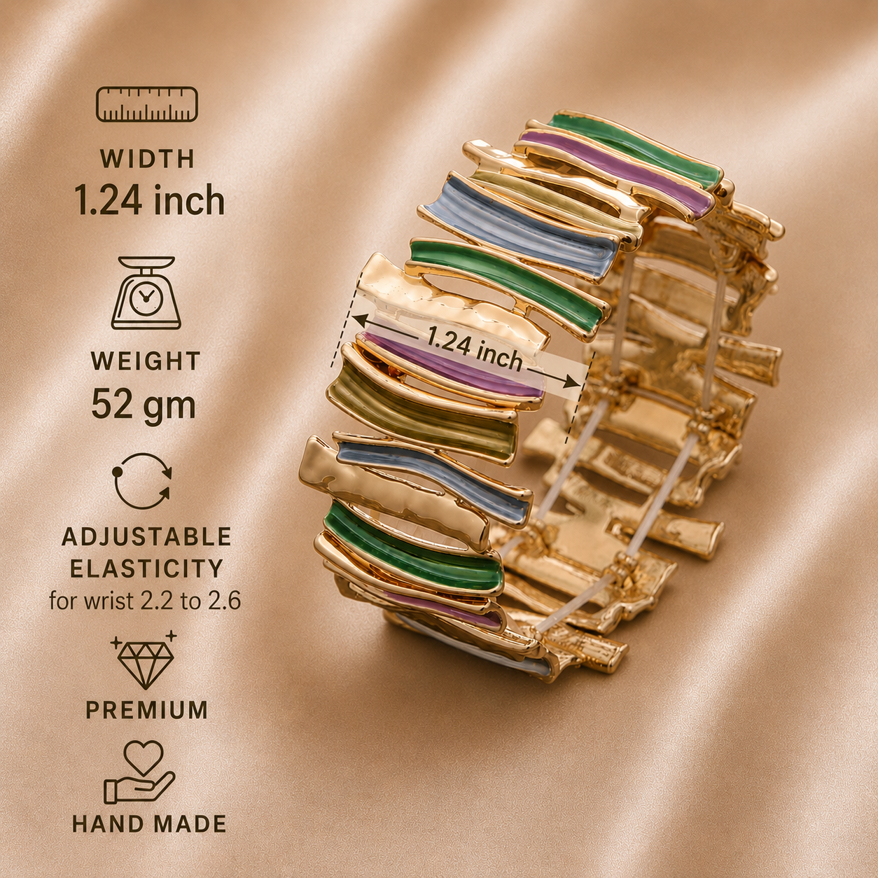 Auric Wave Handmade Bracelet