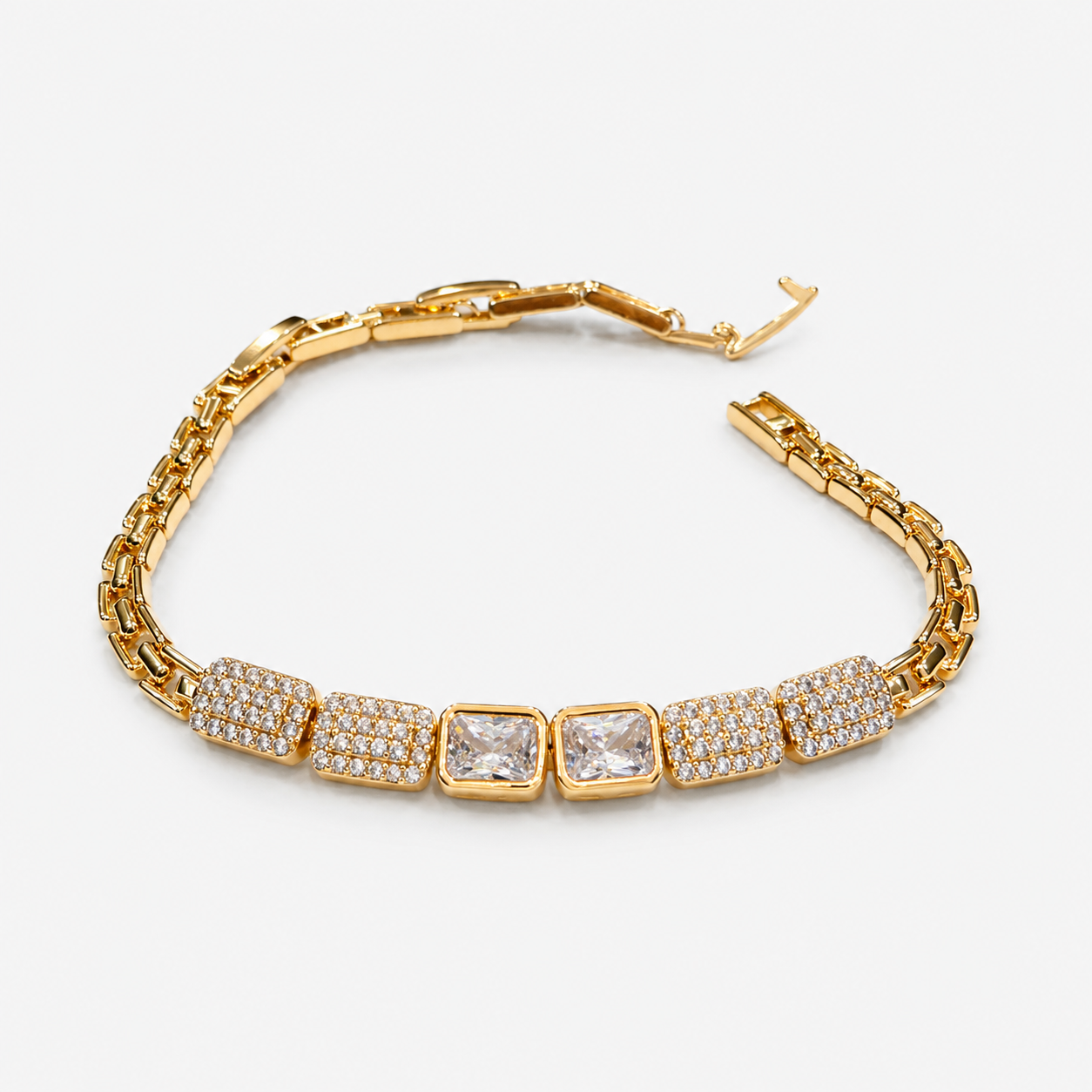 Radiant Link CZ Bracelet