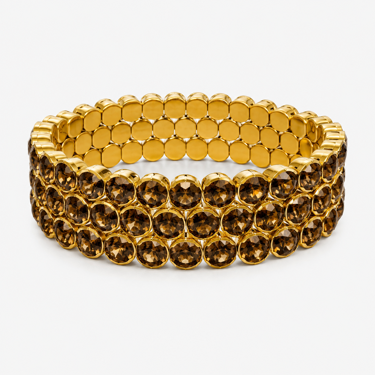 Bronze Luxe Crystal Bracelet