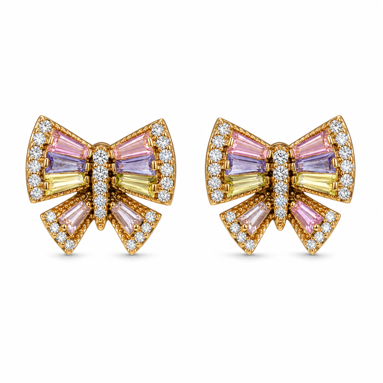Pastel Butterfly Stud Earrings