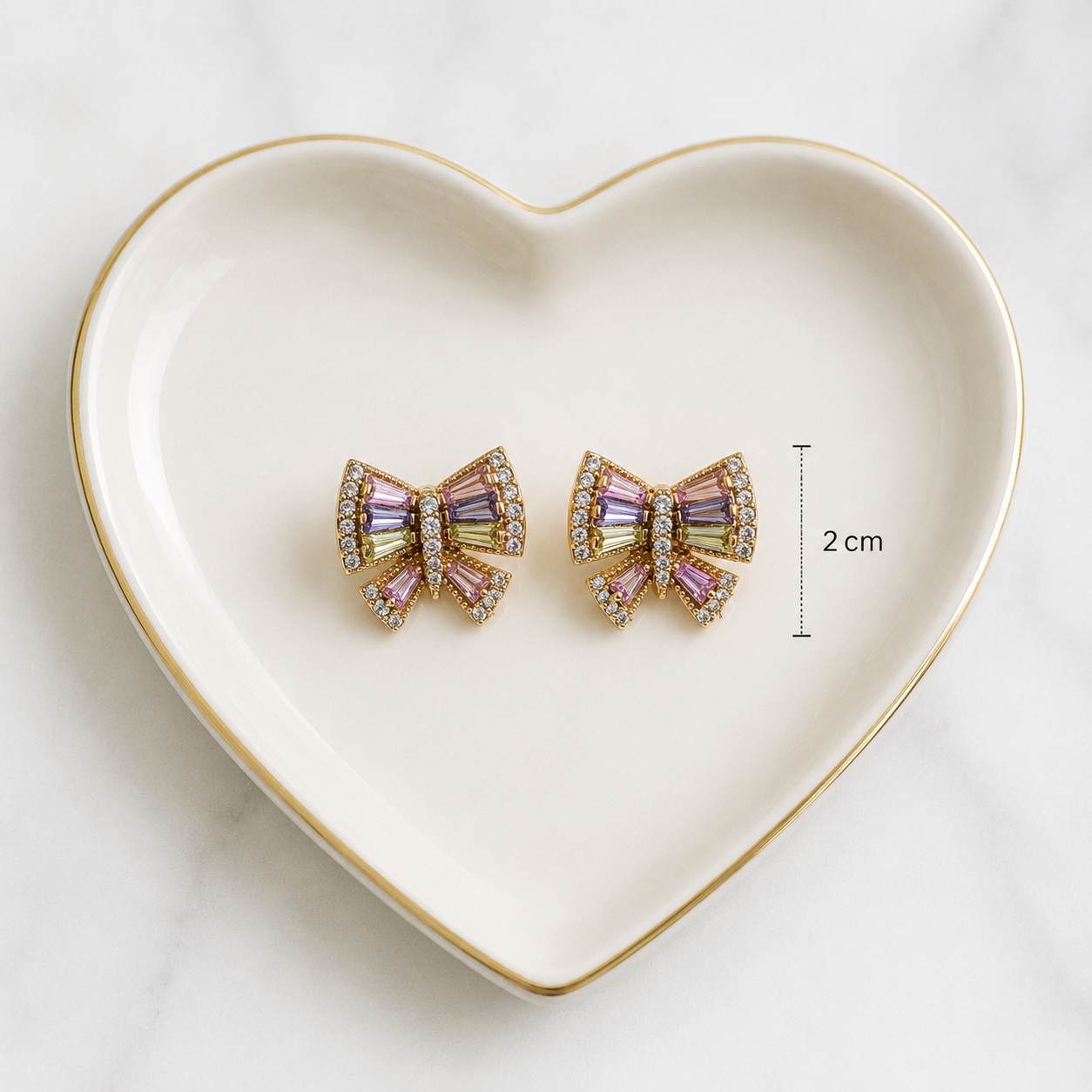 Pastel Butterfly Stud Earrings